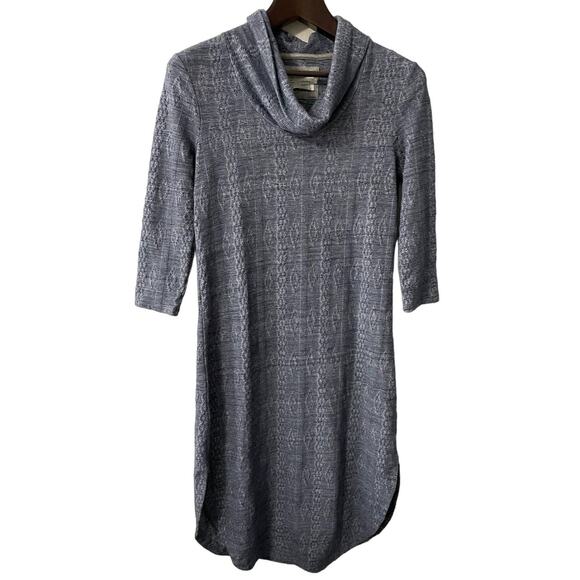 Anthropologie Saturday‎ Sunday Long Sleeve Cowl Neck Midi Dress Size Medium - Picture 1 of 5